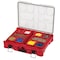Milwaukee Tool PACKOUT Tool Case, 10 Compartments, 19-3/4 in W x 15-1/2 in D x 4-5/8 in H, Red, Plastic 48-22-8430 - alternate 10