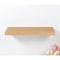 Homeroots 23" Oak Wood Wall Mounted Floating Shelf 524863 - alternate 1