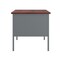Flash Furniture Cambridge Commercial Grade 24x48 Right Side Single Pedestal Desk, 3 Locking Drawers, Mahogany Top GC-M-GRY-24X48-MHG-GG - alternate 6