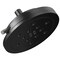 Brizo Litze 8 H20 Round Multi-Function Wall Mount Showerhead Matte Black/Luxe Steel 87435-BLSL - alternate 1