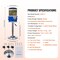 Vevor Gumball Machine 17 inch Height 25-Cent Candy Vending Machine Dispenser ak203 - alternate 4