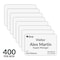 C-Line Products 3" x 2" White Dymo Thermal Printers Individual Name Tag Labels, 400/BX 92723 - alternate 1