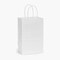 Nashville Wraps White Kraft Paper Shopping Bags, Rose 5.25x3.5x8.25in, 250PK ROSWH - alternate 1