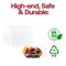 Smarty Had A Party 12 oz. Clear Square Plastic Soup Bowls (120 Bowls), 120PK 6921-CASE - alternate 5