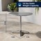Flash Furniture Round Table Set, Aluminum, Plastic, Rattan, Stainless Steel, Grey TLH-ALUM-32RD-020BGECHR2-GG - alternate 9