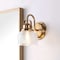 Jonathan Y Virginia 5.75" 1-Light Metal/Glass LED Vanity Light, Brass Gold JYL7407B - alternate 5