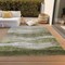 Homeroots 9' X 12' Green And Beige Abstract Washable Indoor Outdoor Area Rug 604975 - alternate 4