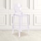 Flash Furniture Ghost Barstool with Tear Back in Transparent Crystal, PK4 4-OW-TEARBACK-29-GG - alternate 1