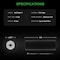 Ipower Grow Tent Ventilation System 4 Inch Inline Duct Ventilation Fan 195 CFM, Carbon Filter and 8 GLFANXINLLT4FILT4MD8CPVCBLKR - alternate 3