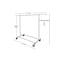 Nahanco Chrome Heavy Duty Economy Collapsible Rolling Clothes Rack w/ Single-Rail and 2 Locking Wheels RCS2 - alternate 4