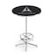 Holland Bar Stool Co Pub Table, 36 in L, 36 in W, 42 in H, Steel Top, Black L216 - alternate 1
