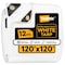 Tarpex 120' x 120' White Extra Heavy-Duty Weatherproof Tarp - 12 Mil Poly with Reinforced Edges WHD-TA-120120 - alternate 1