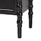 Baxton Studio Malinda Classic Black Wood 3-Drawer End Table with Spindle Legs 253-14067-ZORO - alternate 4