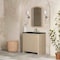 James Martin Vanities Gracyn 36" Single Vanity, Coastal Driftwood, w/ 3 CM Phantome Eclos Widespread Top D125-V36-CSD-WPHT - alternate 3