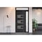 Vdomdoors Front Exterior Prehung Metal-Plastic Door, Manux 8933 Matte Black, Side and Top Sidelite Transom, O MANUX8933EXD-BLK-W36+16xH80+14-LH - alternate 3