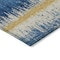 Homeroots 10' X 14' Navy Blue Gold And Ivory Striped Washable Indoor Outdoor Area Rug 598375 - alternate 5