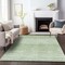 Homeroots 8' X 10' Artichoke Green And Green Abstract Washable Indoor Outdoor Area Rug 587389 - alternate 7