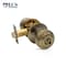 Ecs Hardware Durable Combo Lockset w/ Single Knob & Deadbolt, Entrance, Antique Bronze, Grade 3 SC1 ECSH-37805-AB-SC1 - alternate 3