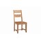 Homeroots Set of Two Brown Solid Wood Ladder Back Dining Side Chairs 565290 - alternate 4