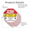 Signmission Security Alert Trespassers Will Be, 4 inch X 4 inch, Vinyl Decal, 5PK OC-D-5PACK-4-5 - alternate 2