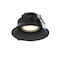 Dals Facet 6 Inch CCT Round Indoor/Outdoor Regressed Gimbal Down Light, Black RGM6-CC-BK - alternate 1