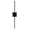Jonathan Y Makena 28" Modern Minimalist Dimmable Integrated LED Metal Wall Sconce, Black JYL7022C - alternate 11