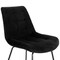 Elama 2 Piece Tufted Chair in Black with Metal Legs ELM-799-18-BLACK - alternate 7