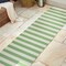 Jonathan Y Negril Two-Tone Wide Stripe Green/Cream 2 ft. x 8 ft. Indoor/Outdoor Runner Rug SMB203D-28 - alternate 6