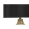 Homeroots 25" Brown Geometric Table Lamp With Black Drum Shade 545795 - alternate 6