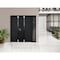 Vdomdoors Steel Double Doors Cynex 6777 Black Sidelight Exterior Window Stainless Inserts Single Modern Paint CYNEX6777DEXD-BLK-RH-I-W72+16 x H80 - alternate 5