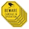 Signmission Beware Cameras in Operation, 10 inch X 10 inch, Aluminum Metal Signs, 5PK OC-A-5Pack-10-23 - alternate 1