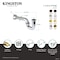 Kingston Brass 1-1/4, or 1-1/2 x 1-1/2 in. P-Trap with Bell Flange, 13-1/16 in. Length, 18 Gauge, Polished Nickel CC2246 - alternate 2