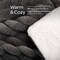 Lavish Home Faux Fur Throw Blanket 60x70-Inch Twin Blanket for Couch, Bed, or Chair Soft Throw with Plush, Gray 66-THROW057-G - alternate 4
