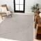 Jonathan Y Arielle Mid-Century Modern Curve Stripe Reversible Washable Dark Gray/Cream 4ft x 6ft Area Rug SVH109A-4 - alternate 5