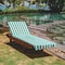 Hospeco California Cabana Chaise Cover 30x85 Green - Pack of 2, 2PK P-CC-CABANA-GR - alternate 3