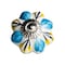Homeroots Set of Eight Blue And White Ceramic Drawer Pull Knobs, 8PK 358109 - alternate 1