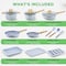 Nutrichef 22‑Piece Non‑Stick Ceramic Pots and Pans Set NCCW22GRA - alternate 2