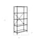 Homeroots 63" Black Metal and Glass Five Tier Etagere Bookcase 527586 - alternate 5