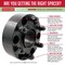 Coyote Wheel Accessories WHEEL ADAPTERS 6 x 1397 Millimeter 6 x 550 Inch Axle Bolt Circle 6 x 1397 Millimeter 6 x 550 6550-6550H-B125 - alternate 5