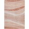 Homeroots 9' X 12' Salmon And Pink Abstract Washable Indoor Outdoor Area Rug 603711 - alternate 7