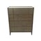 Homeroots 39" Dark Brown and gold Solid Wood Four Drawer Dresser 473079 - alternate 6