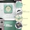 Infinity Instruments Square Retro Wall Clock, Pastel Green, 9.25 in 13228PG-4103 - alternate 4