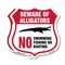 Signmission Alligator Warning Shield Sign Beware Of, 18 inch X 18 inch, Plastic Sign, 2PK SHI-P-2PACK-18-358 - alternate 1