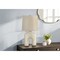 Monarch Specialties Lighting, 25 in.H, Table Lamp, Cream Resin, Beige Shade, Modern I 9728 - alternate 1