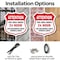 Signmission 24 Hour Surveillance Shield Sign Attenti, 6 inch X 6 inch, Plastic Sign, 2PK SHI-P-2PACK-6-351 - alternate 4