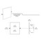 Gatco Latitude II 24" Frameless Rectangle Mirror, Satin Nickel 4299SM - alternate 2