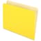 Pendaflex FOLDER, LTR, STRT, SGL, 11PT, YW, 100PK 152YEL - alternate 1