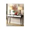 Homeroots Mahogony And White Double Drawer Console Table 286322 - alternate 5