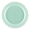 Smarty Had A Party 7.5" Turquoise Vintage Round Disposable Plastic Appetizer/Salad Plates (120 Plates), 120PK 867TQ-CASE - alternate 1