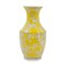 Homeroots 14" Yellow And White Chinoiserie Floral Porcelain Table Vase 565444 - alternate 6